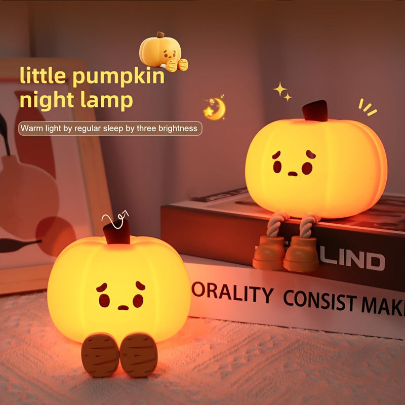 Cozy Pumpkin Night Light